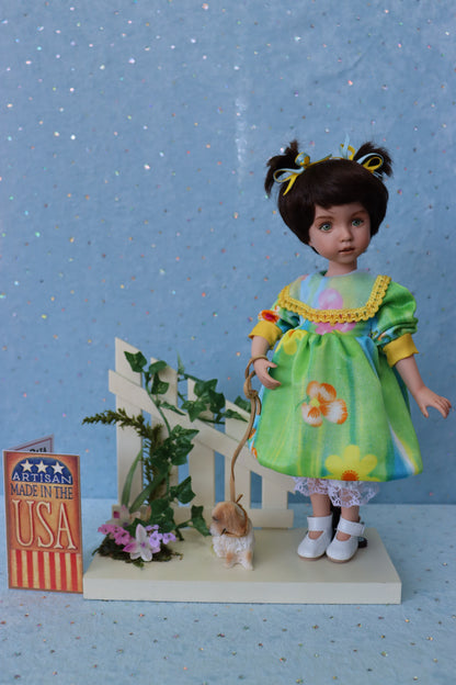 Vanessa - OOAK - 11" Porcelain Doll - from Dianna Effner mold - MAFD