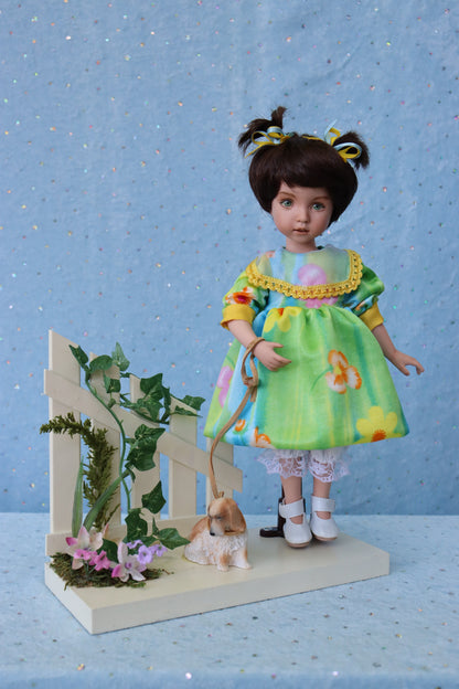 Vanessa - OOAK - 11" Porcelain Doll - from Dianna Effner mold - MAFD