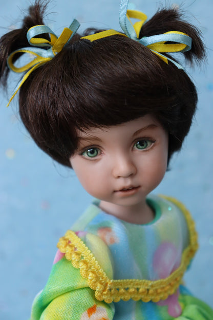 Vanessa - OOAK - 11" Porcelain Doll - from Dianna Effner mold - MAFD