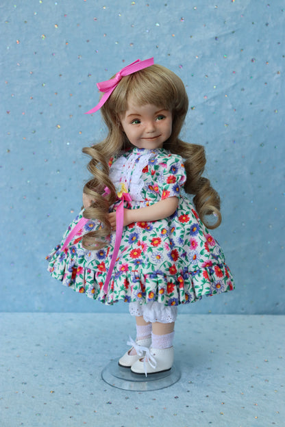 Linzee - OOAK - 11" Porcelain Doll - from Dianna Effner mold - MAFD