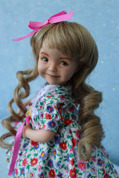 Linzee - OOAK - 11" Porcelain Doll - from Dianna Effner mold - MAFD