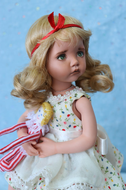 Molly - OOAK - 11" Porcelain Doll - from Dianna Effner mold - MAFD