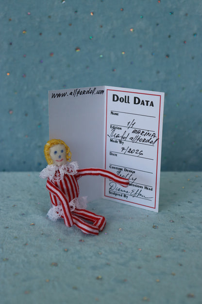 Molly - OOAK - 11" Porcelain Doll - from Dianna Effner mold - MAFD