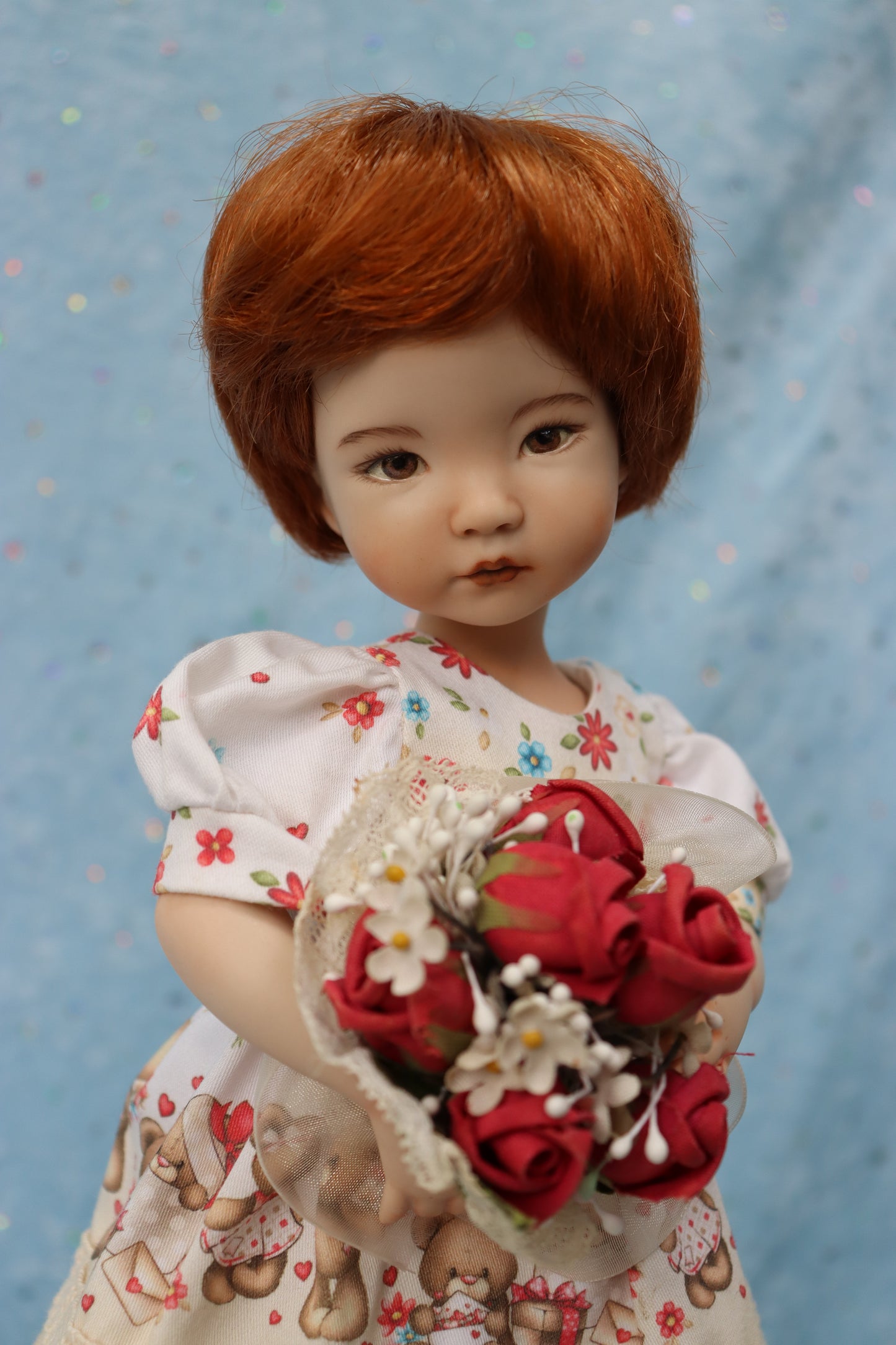 Little Darling 2 - Dianna Effner mold - 11" Porcelain Doll - OOAK