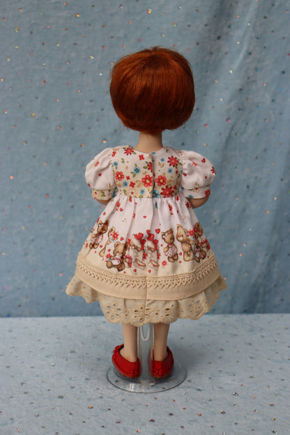Little Darling 2 - Dianna Effner mold - 11" Porcelain Doll - OOAK
