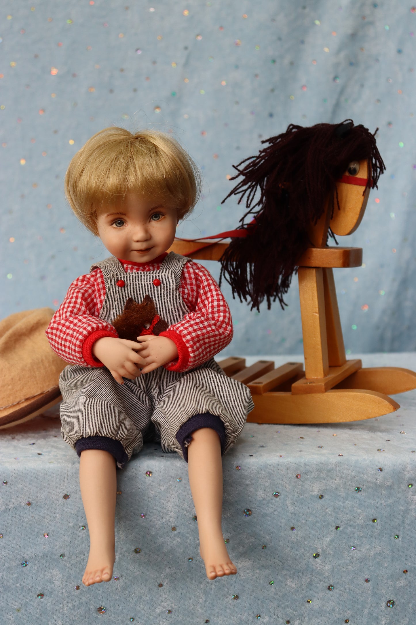 Little Lou 2 - Dianna Effner mold - 11" Porcelain Doll - OOAK