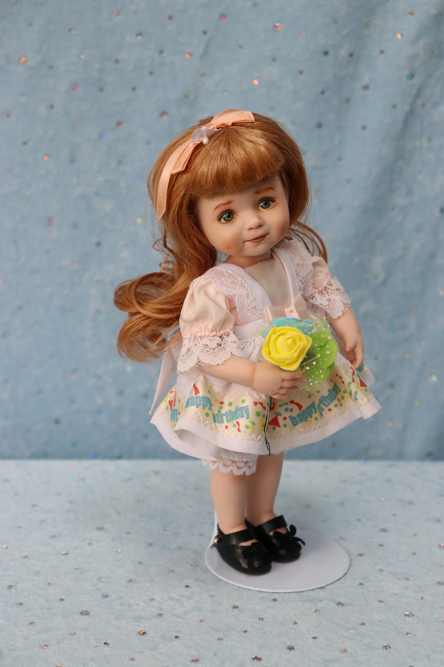 Angel Eyes - Dianna Effner mold - OOAK - 8.5" Porcelain Doll - MAFD