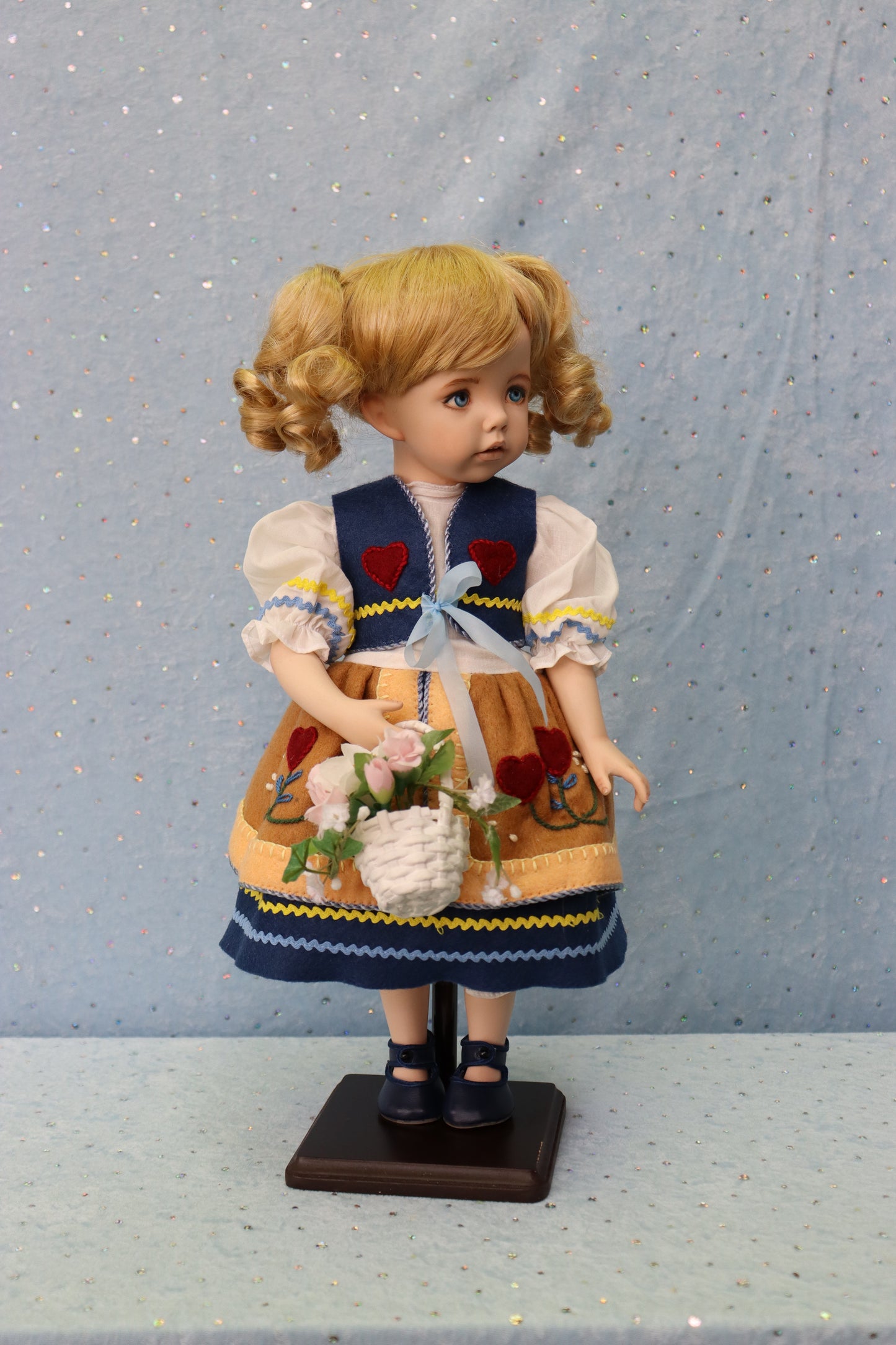 Jennifer - Dianna Effner mold - OOAK - 15" Porcelain Doll - MAFD