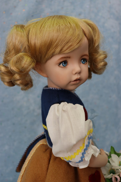 Jennifer - Dianna Effner mold - OOAK - 15" Porcelain Doll - MAFD
