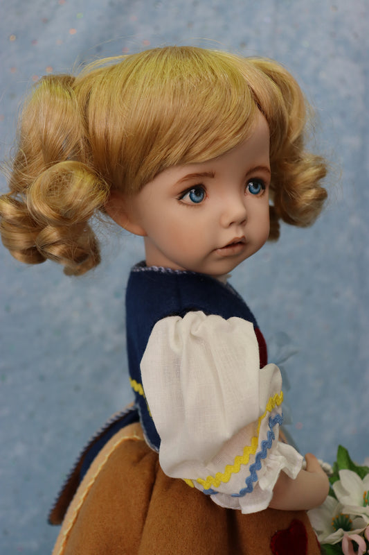 Jennifer - Dianna Effner mold - OOAK - 15" Porcelain Doll - MAFD