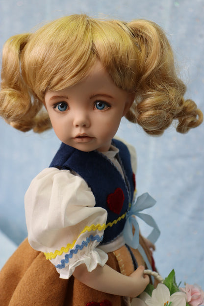 Jennifer - Dianna Effner mold - OOAK - 15" Porcelain Doll - MAFD