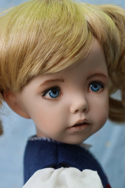 Jennifer - Dianna Effner mold - OOAK - 15" Porcelain Doll - MAFD