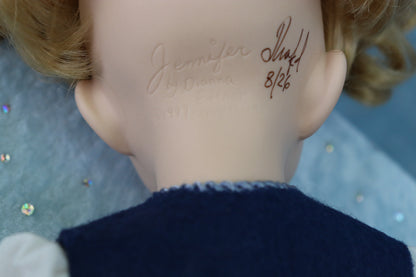 Jennifer - Dianna Effner mold - OOAK - 15" Porcelain Doll - MAFD