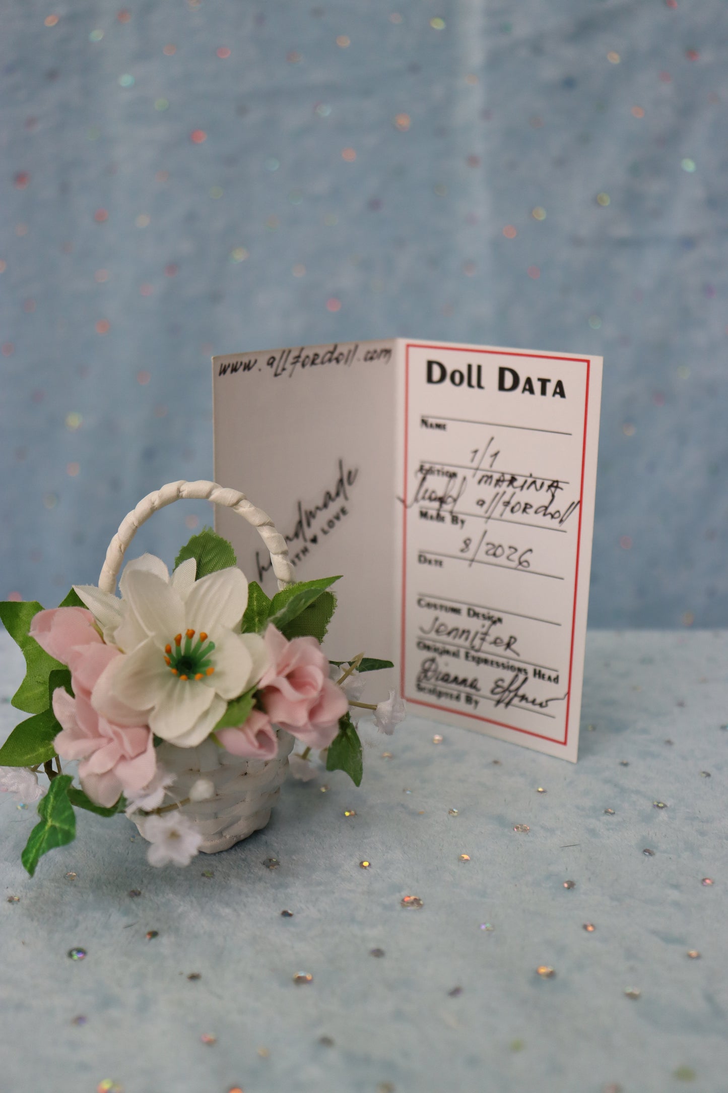 Jennifer - Dianna Effner mold - OOAK - 15" Porcelain Doll - MAFD