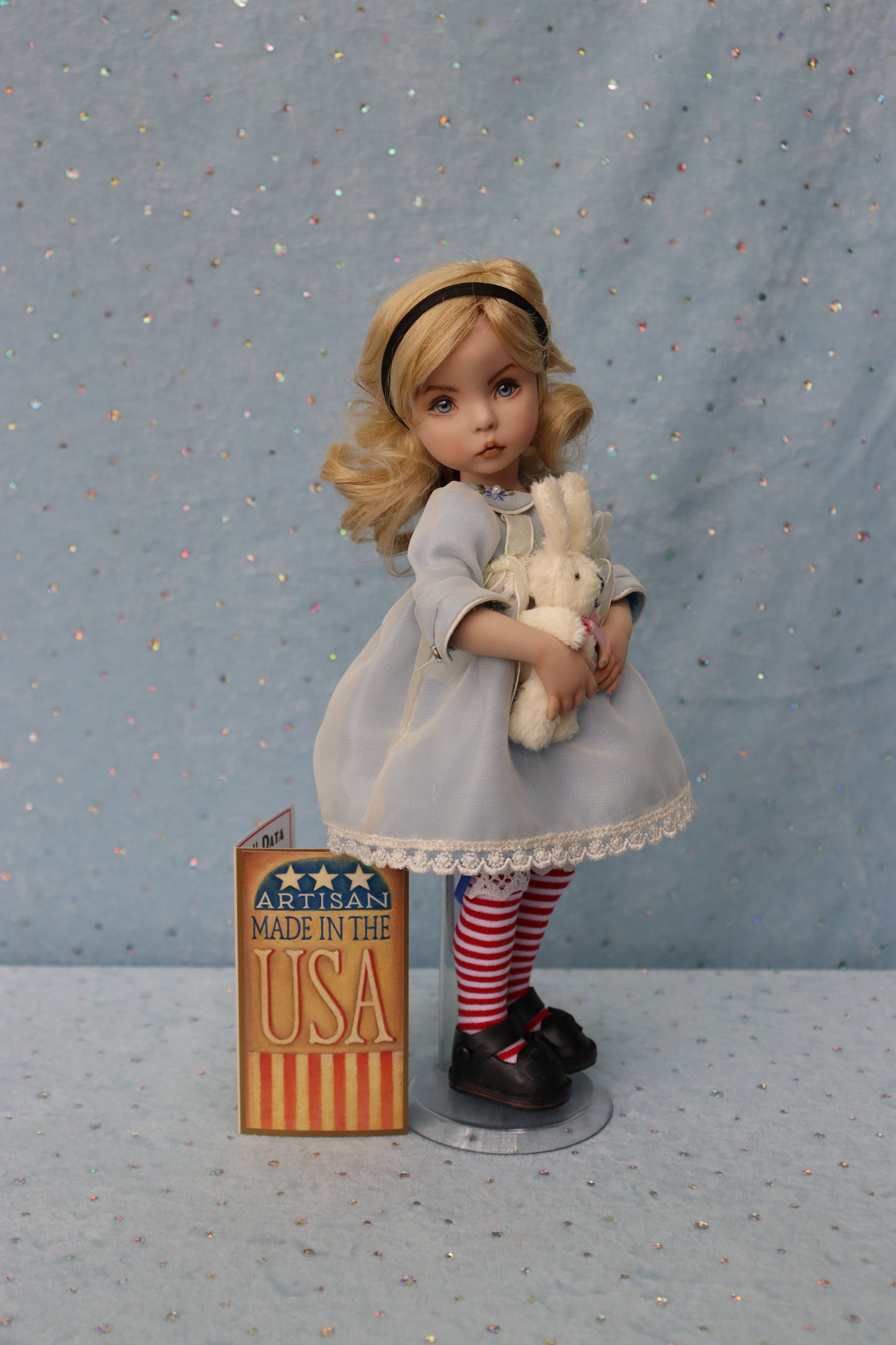 Bridget - Dianna Effner mold- 11" Porcelain Doll - Alice in Wonderland