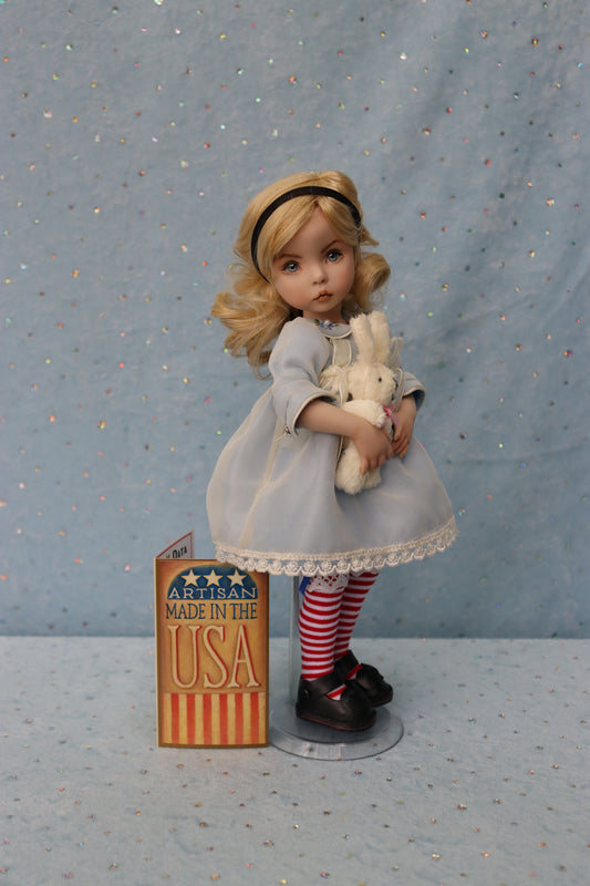Bridget - Dianna Effner mold- 11" Porcelain Doll - Alice in Wonderland