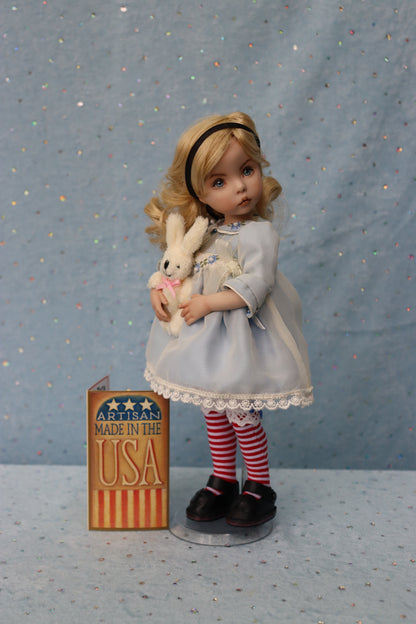 Bridget - Dianna Effner mold- 11" Porcelain Doll - Alice in Wonderland