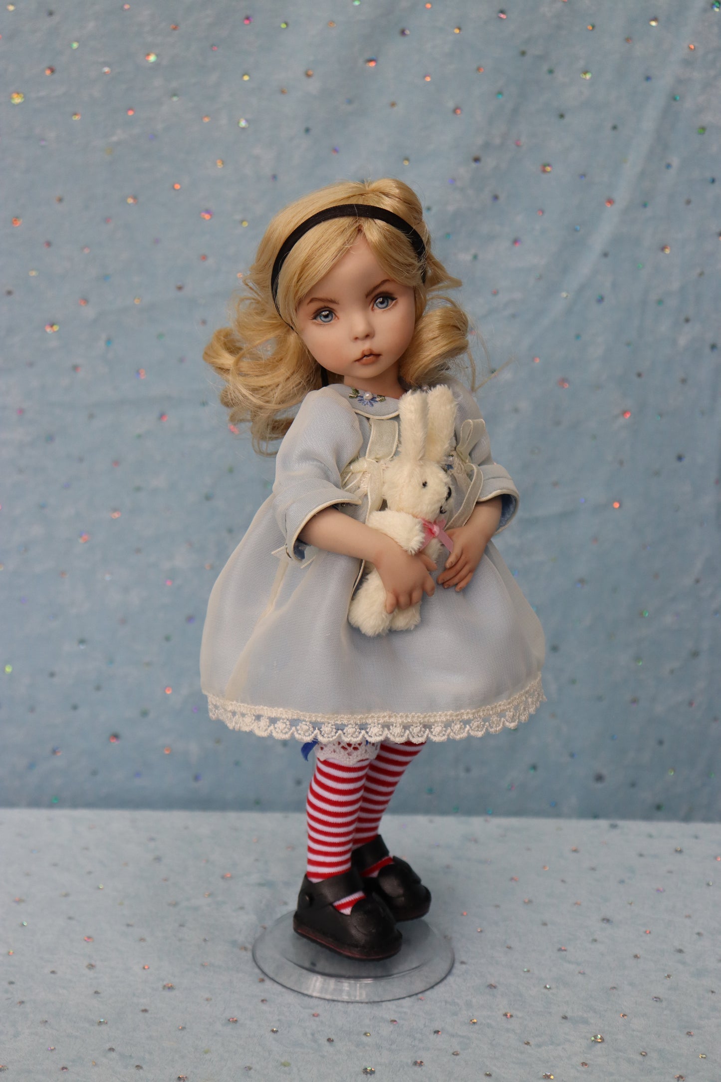 Bridget - Dianna Effner mold- 11" Porcelain Doll - Alice in Wonderland