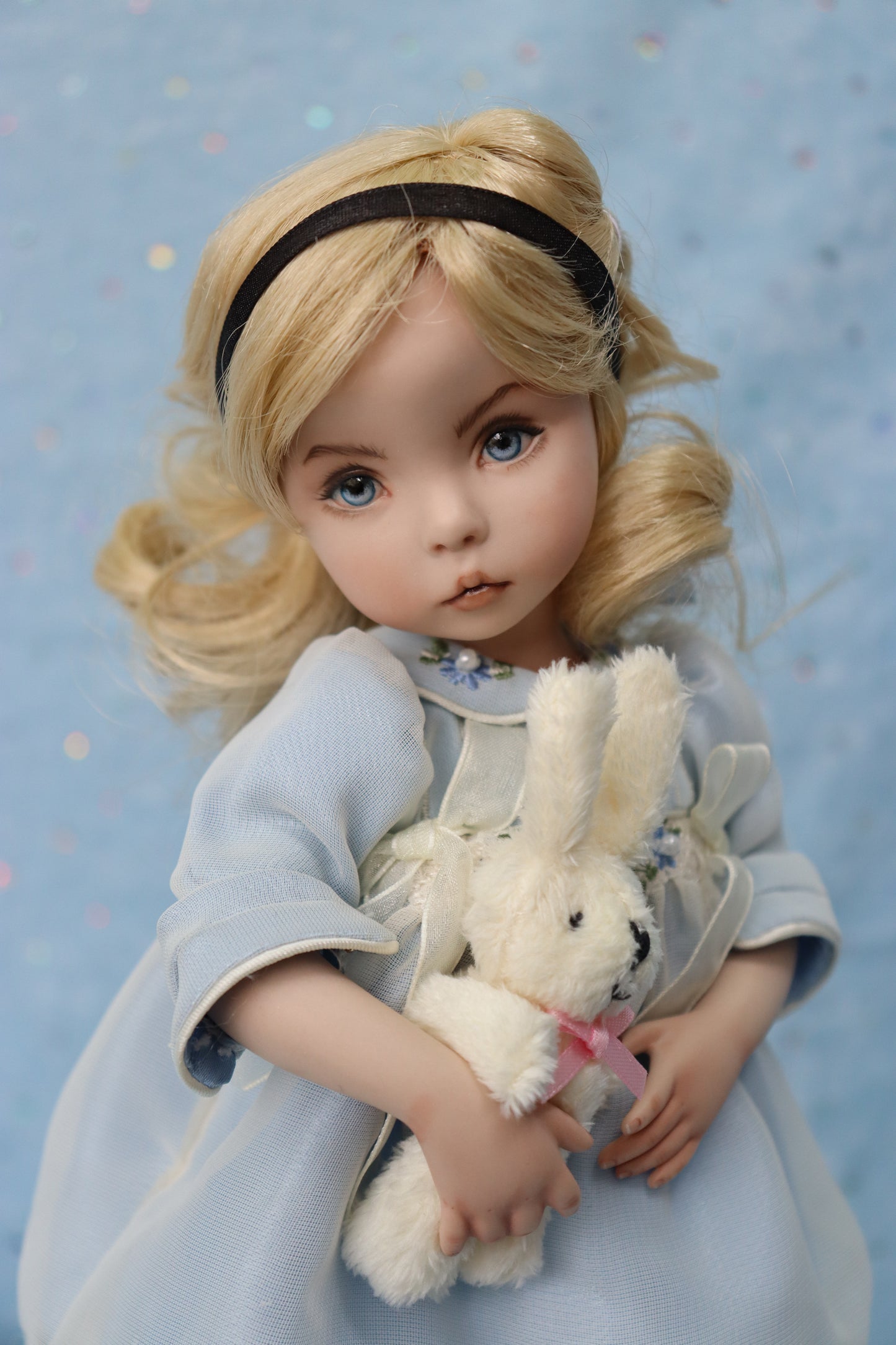 Bridget - Dianna Effner mold- 11" Porcelain Doll - Alice in Wonderland