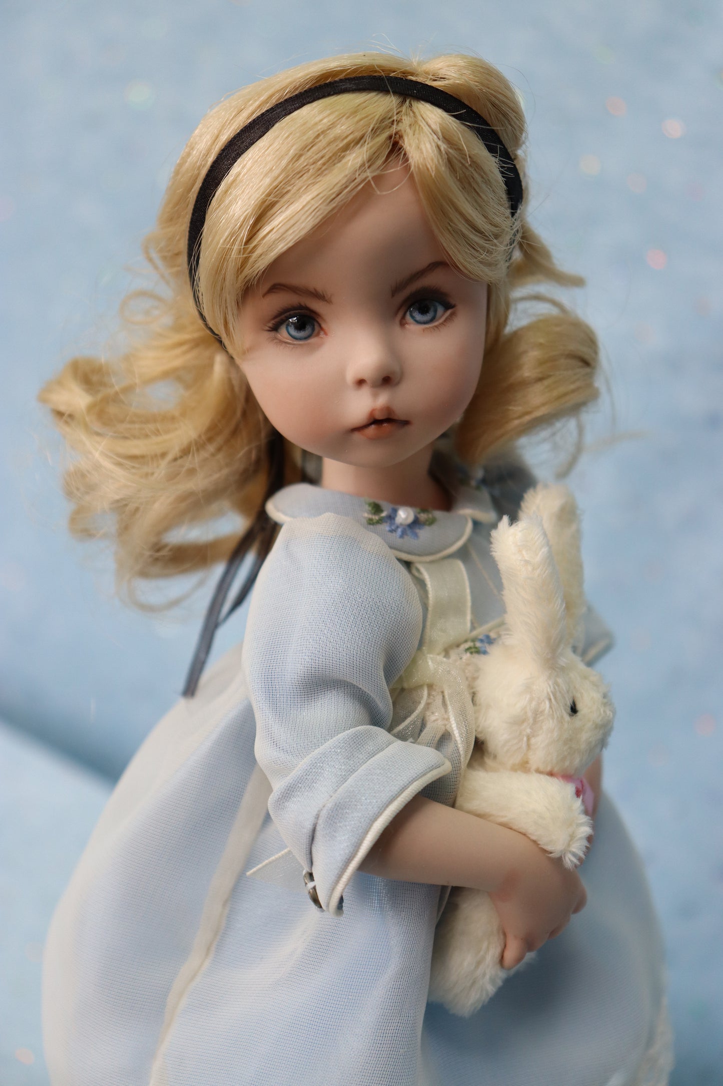 Bridget - Dianna Effner mold- 11" Porcelain Doll - Alice in Wonderland