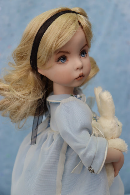 Bridget - Dianna Effner mold- 11" Porcelain Doll - Alice in Wonderland