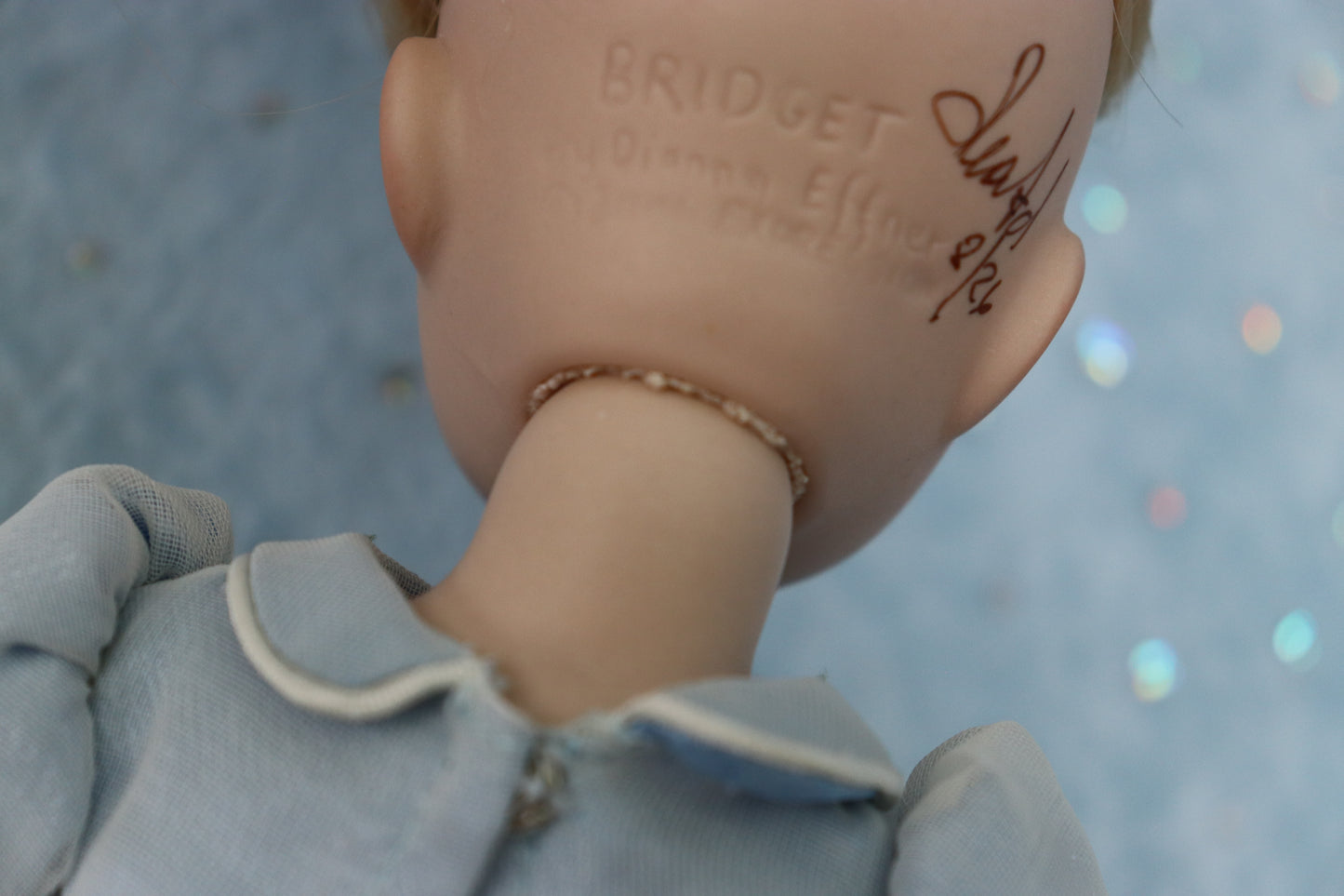 Bridget - Dianna Effner mold- 11" Porcelain Doll - Alice in Wonderland