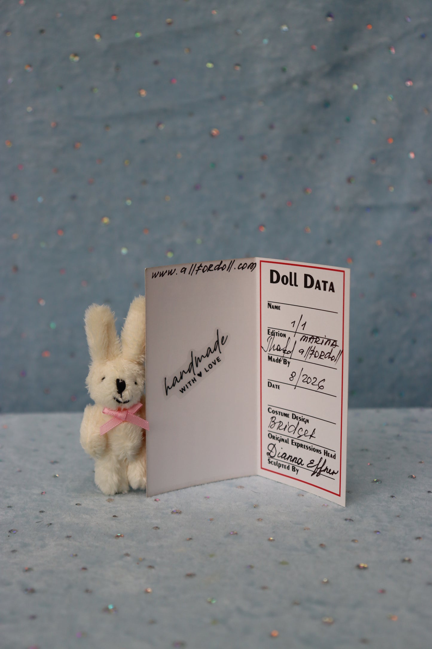Bridget - Dianna Effner mold- 11" Porcelain Doll - Alice in Wonderland