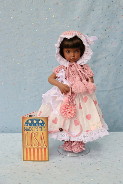 Emily - Dianna Effner mold - 11" Porcelain Doll - OOAK - MAFD