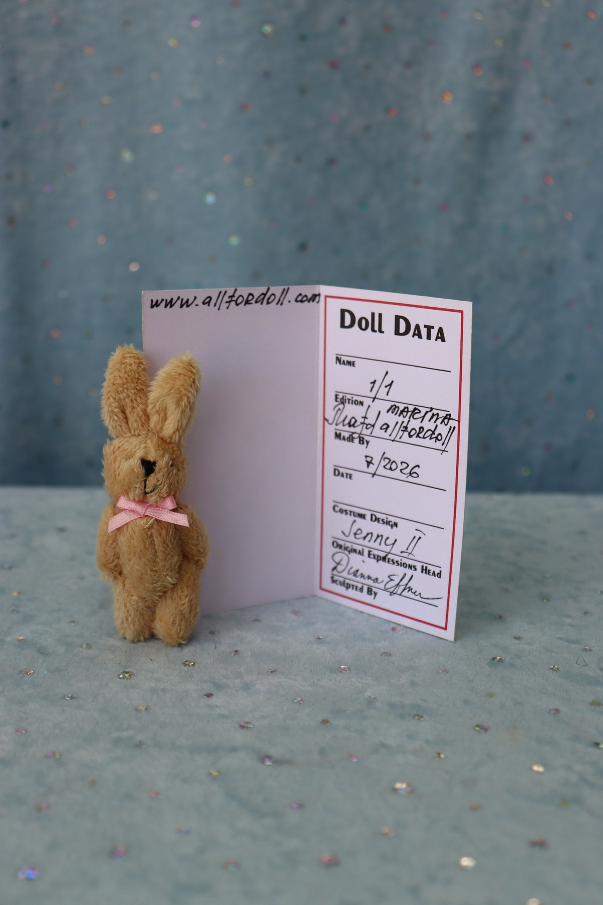 Jenny II - from Dianna Effner - OOAK - 11" Porcelain Doll- MAFD