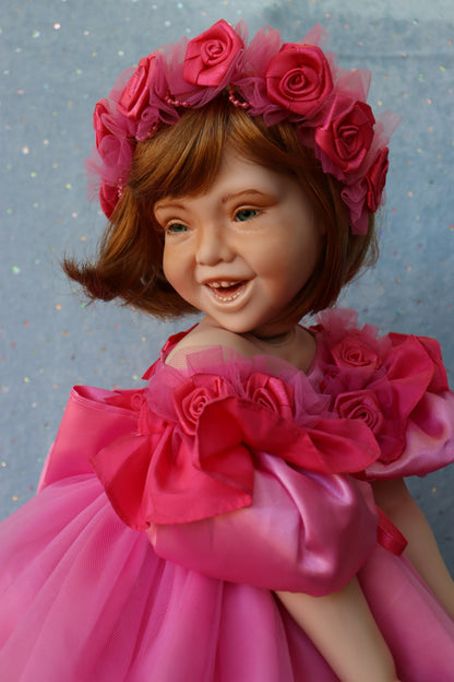 Joy - Porcelain Doll - 24" - OOAK - from Dawn Adams mold - MAFD