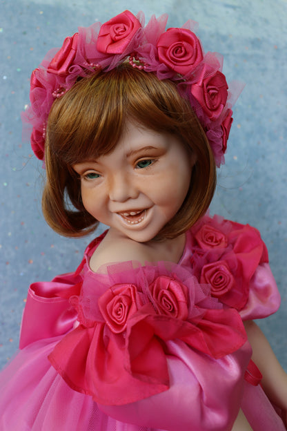 Joy - Porcelain Doll - 24" - OOAK - from Dawn Adams mold - MAFD