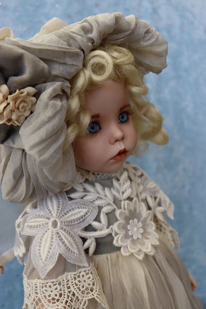 Hilary - Dianna Effner mold - OOAK - 18" Porcelain Doll - MAFD