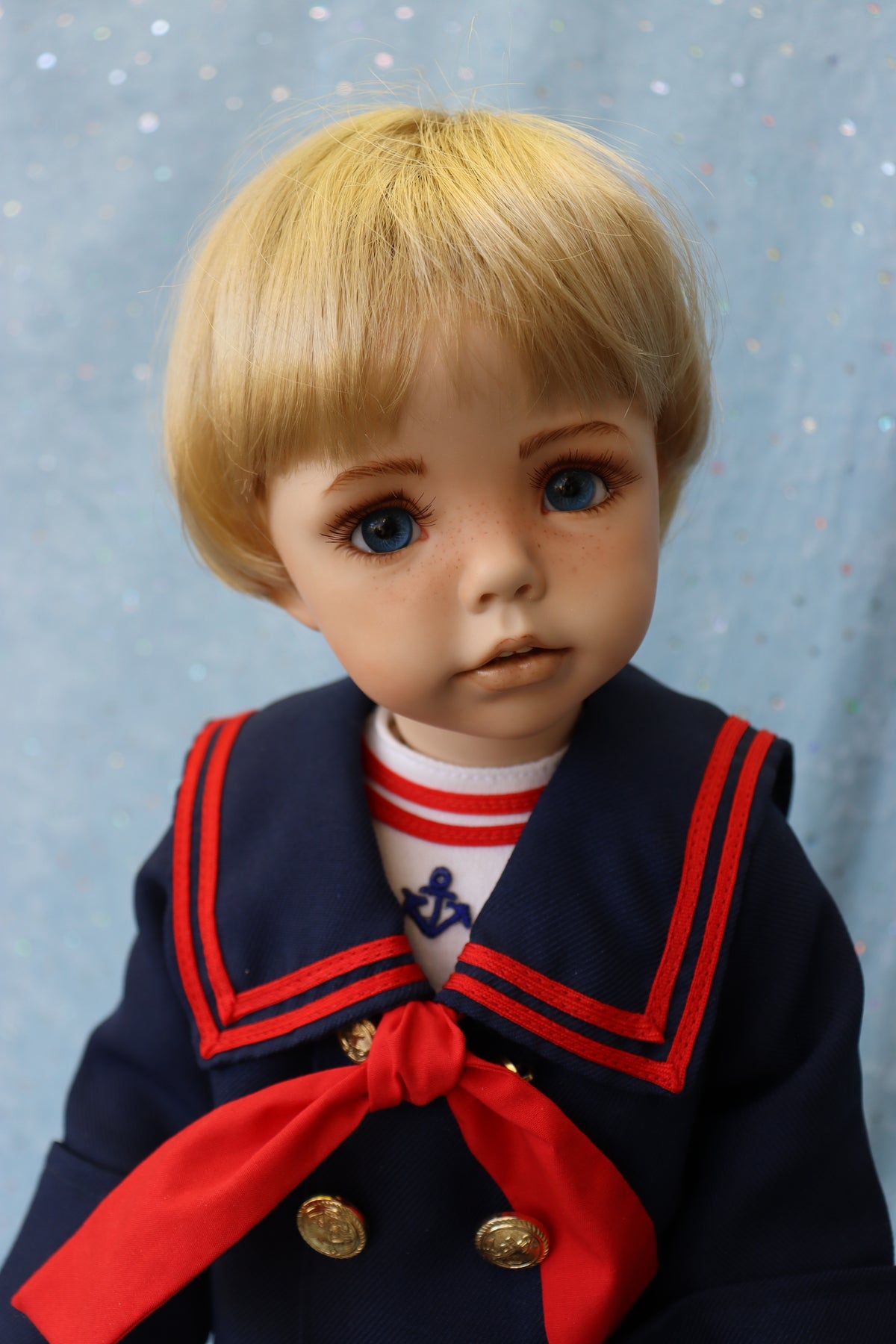 Jennifer - Dianna Effner mold - 21" Porcelain Doll - OOAK - MAFD