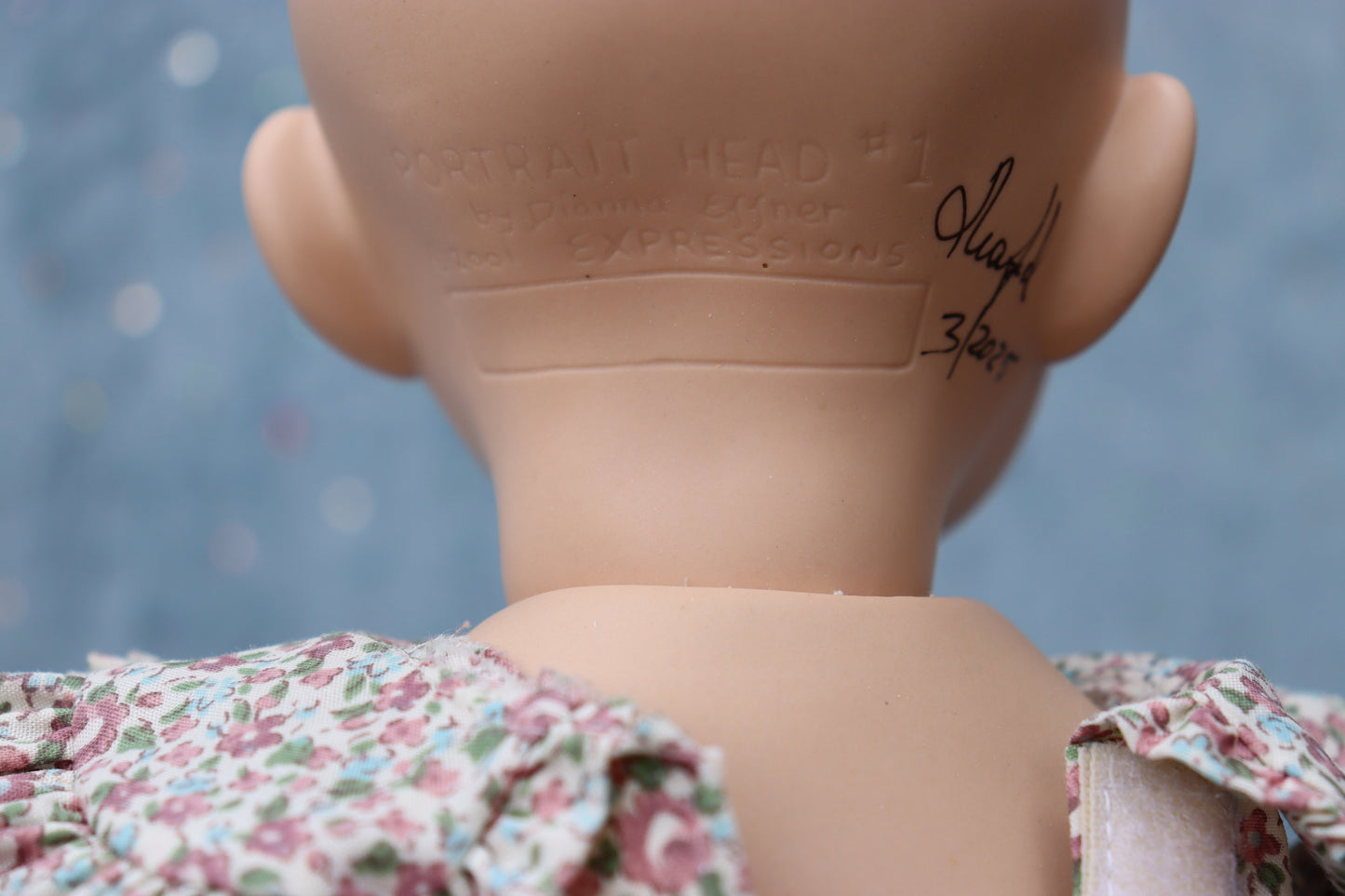 Portrait # 1 - OOAK - 19" - Porcelain Doll - from Dianna Effner mold - MAFD