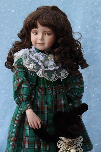 Amber - OOAK - 18" - Porcelain Doll - from Dianna Effner mold - MAFD