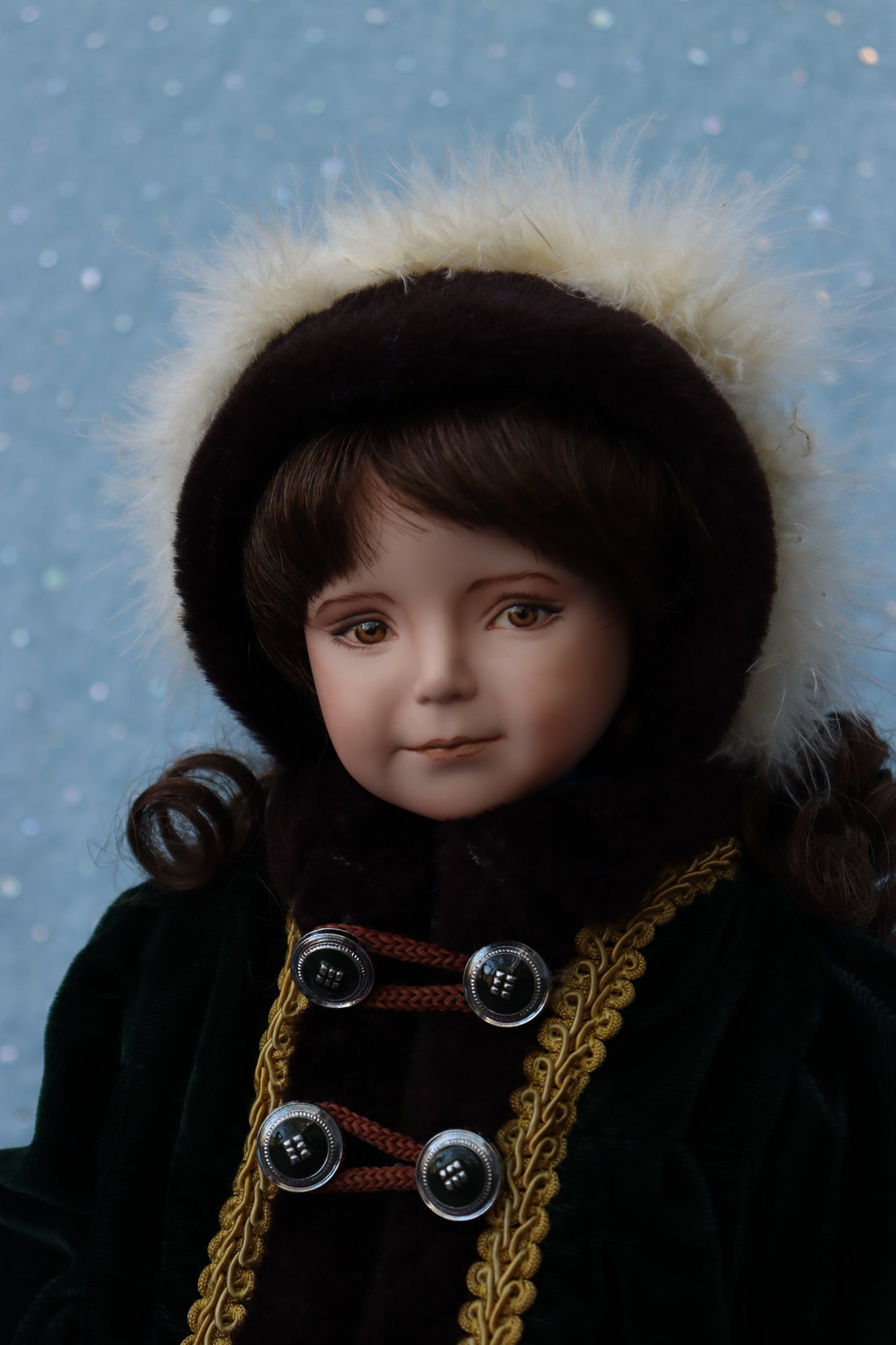 Amber - OOAK - 18" - Porcelain Doll - from Dianna Effner mold - MAFD