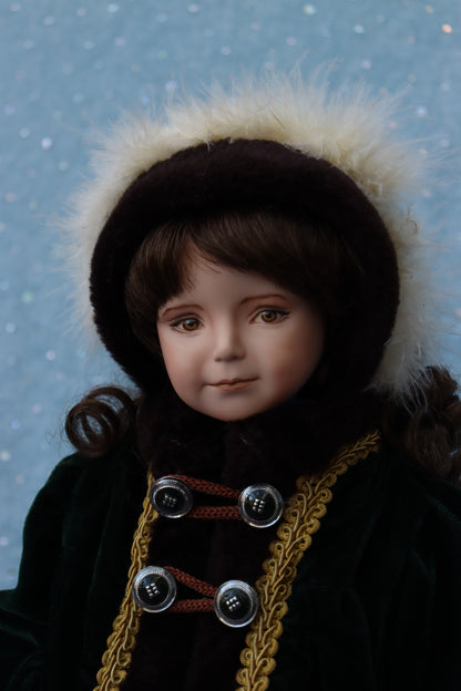 Amber - OOAK - 18" - Porcelain Doll - from Dianna Effner mold - MAFD