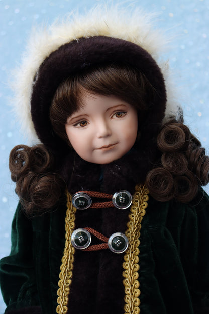 Amber - OOAK - 18" - Porcelain Doll - from Dianna Effner mold - MAFD