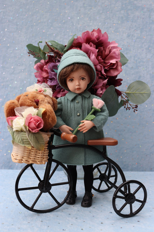 Portrait # 1 - OOAK - 11" Porcelain Doll - from Dianna Effner mold - MAFD