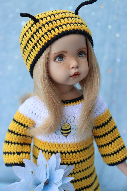 Little Lou - OOAK - 11" Porcelain Doll - from Dianna Effner mold - MAFD