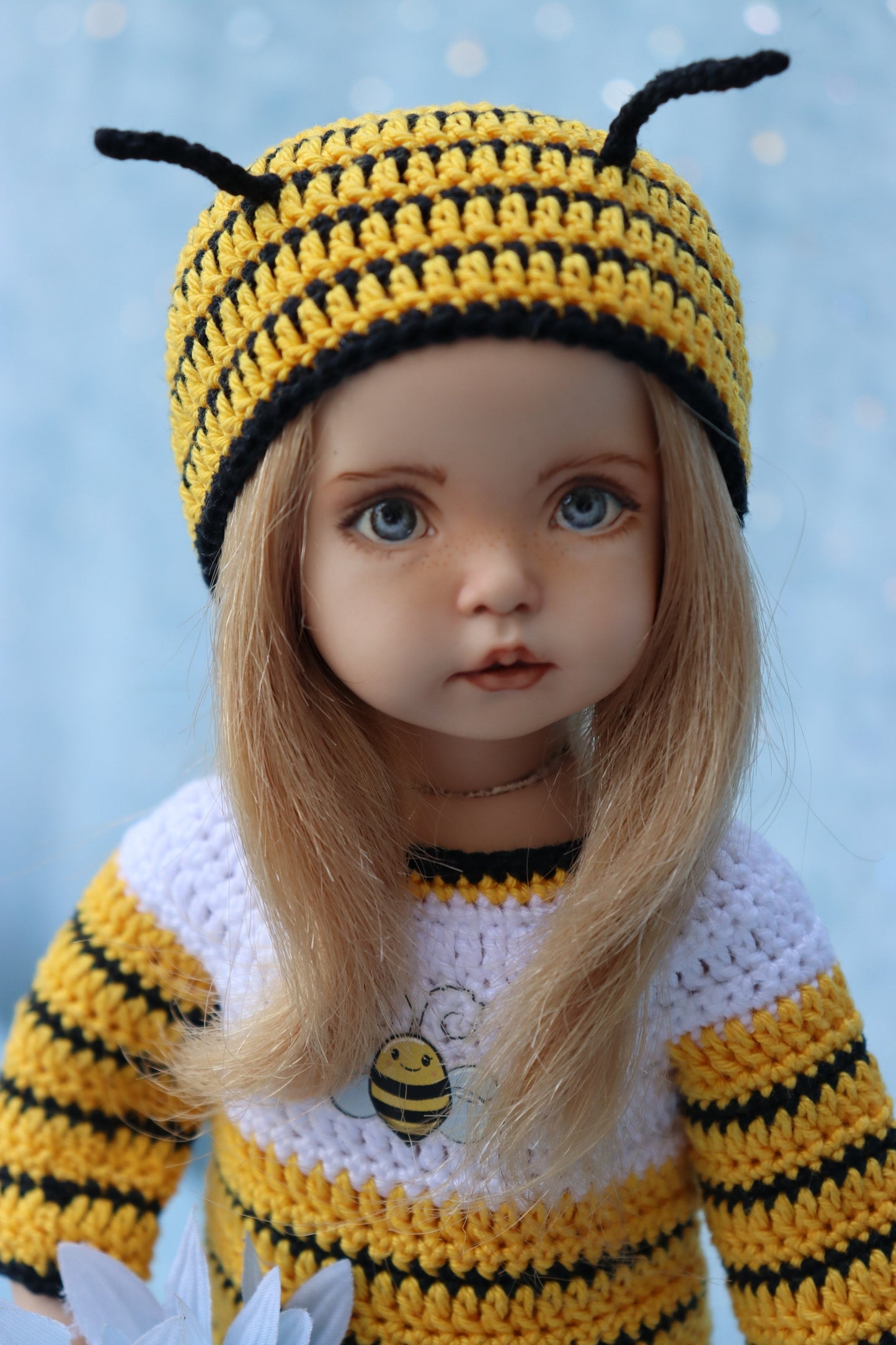 Little Lou - OOAK - 11" Porcelain Doll - from Dianna Effner mold - MAFD