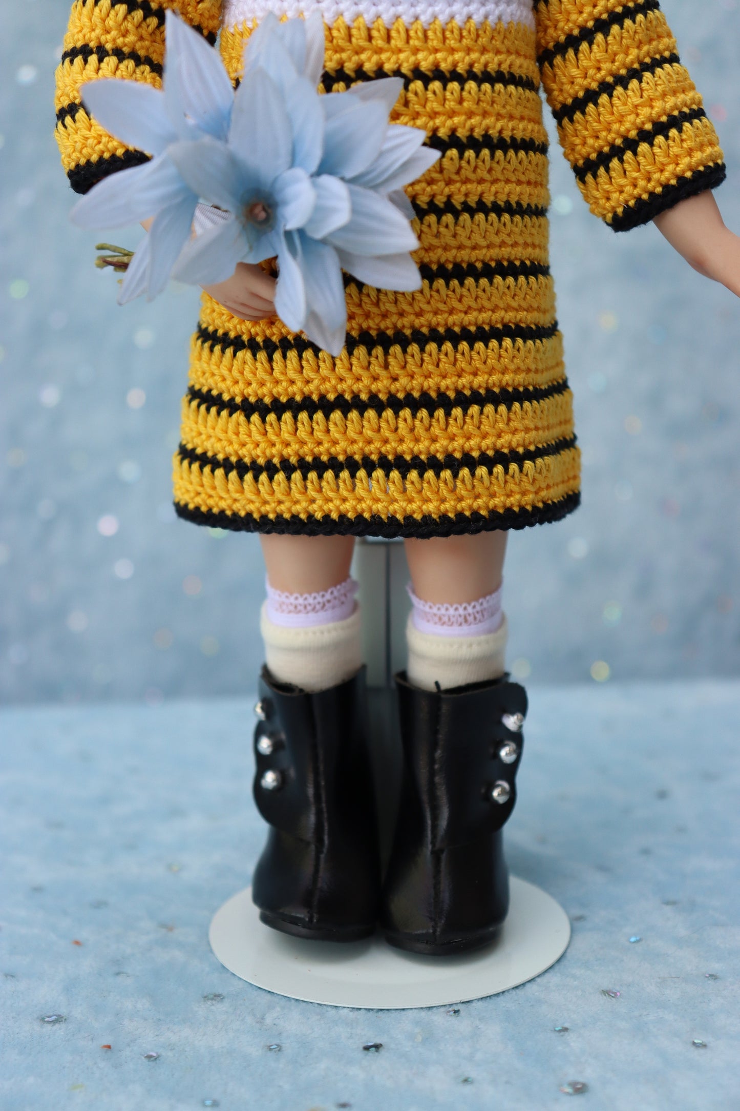 Little Lou - OOAK - 11" Porcelain Doll - from Dianna Effner mold - MAFD