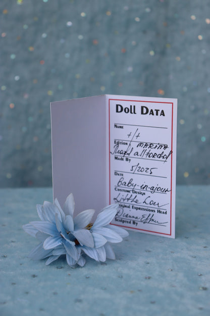 Little Lou - OOAK - 11" Porcelain Doll - from Dianna Effner mold - MAFD