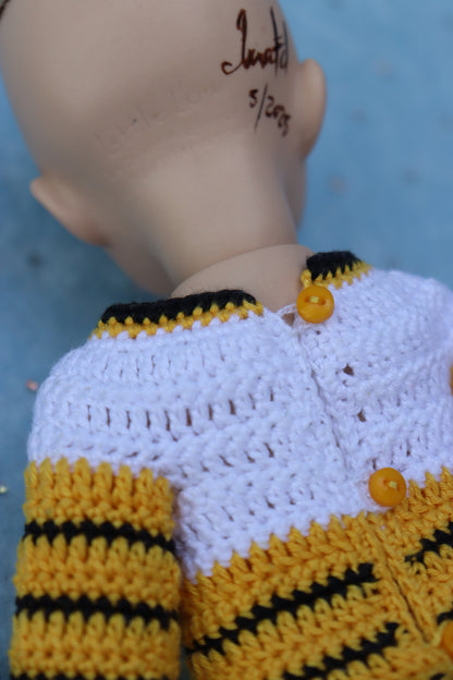 Little Lou - OOAK - 11" Porcelain Doll - from Dianna Effner mold - MAFD