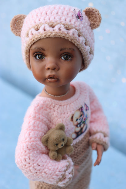 Precious - OOAK - 11" Porcelain Doll -from Dianna Effner mold Expressions - MAFD