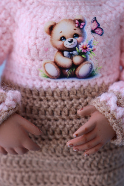 Precious - OOAK - 11" Porcelain Doll -from Dianna Effner mold Expressions - MAFD