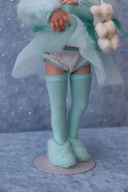 Allison - OOAK - 11" Porcelain Doll -from Dianna Effner mold- MAFD