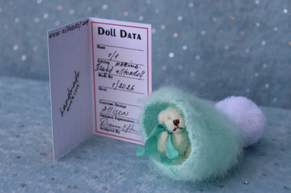 Allison - OOAK - 11" Porcelain Doll -from Dianna Effner mold- MAFD