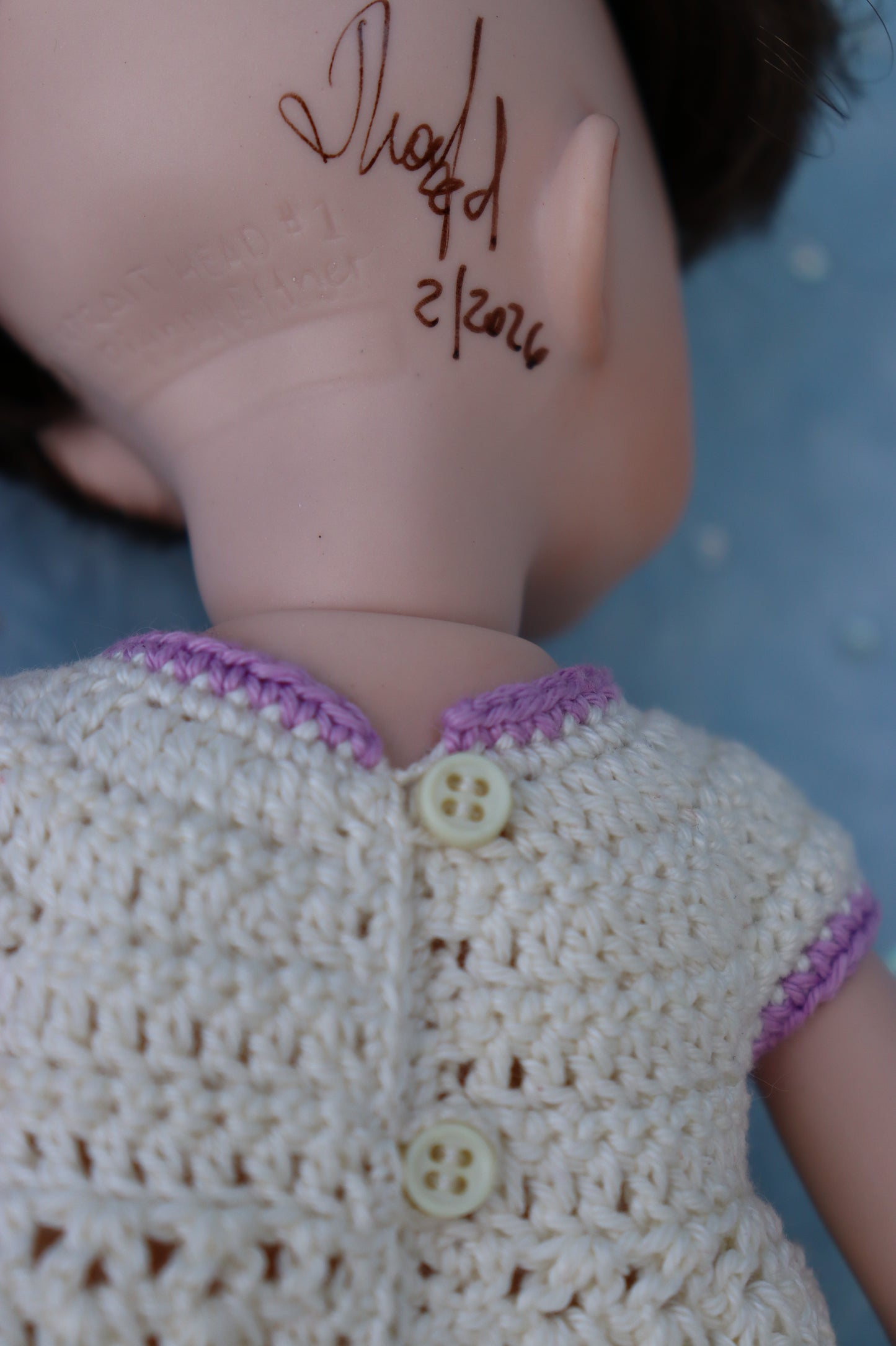 Portrait # 1 - OOAK - 11" Porcelain Doll - from Dianna Effner mold - MAFD