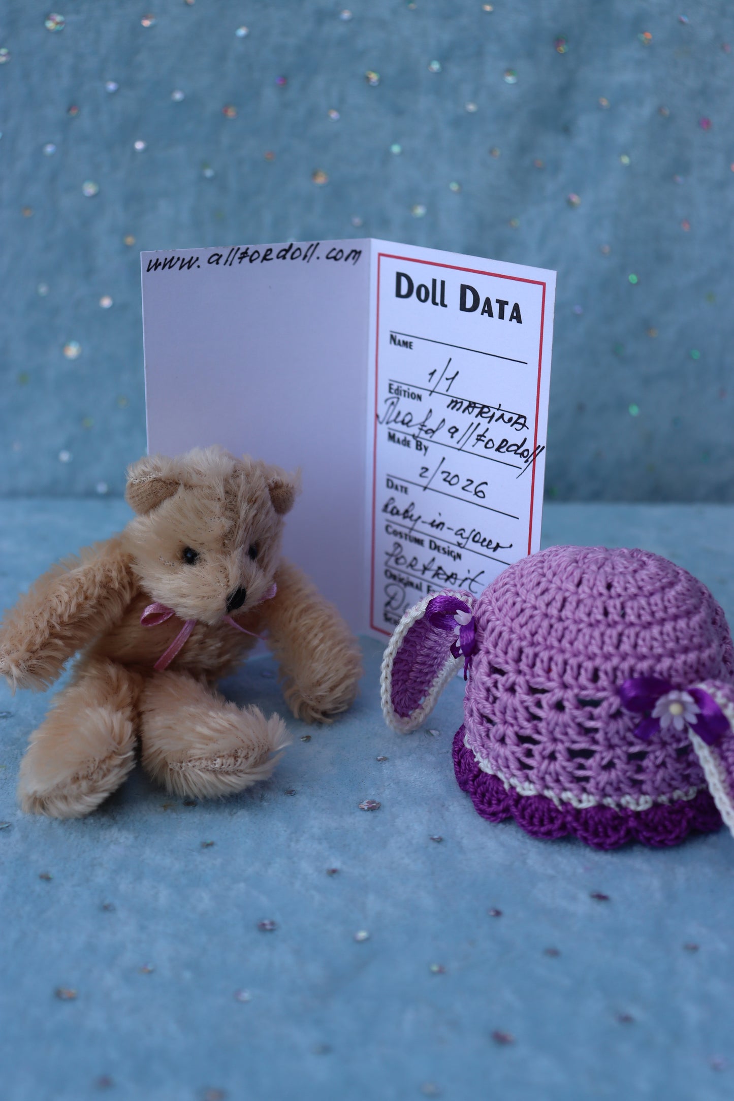 Portrait # 1 - OOAK - 11" Porcelain Doll - from Dianna Effner mold - MAFD